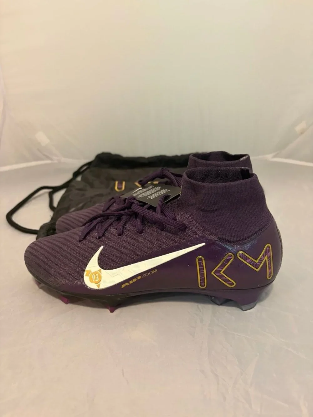 Nike Zoom Mercurial Superfly 10 Elite Kylian Mbappe Soccer cleats FQ8692 500